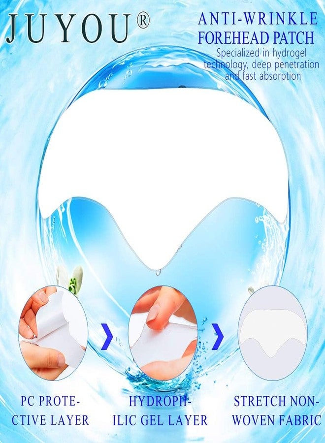 JUYOU Forehead Mask, Pad, Anti-Wrinkle Patch, Firming Collagen Anti-Wrinkle Gel Sticker, Reduce Fine Lines Moisturizers Deeply Repairs (6Packs) - Image 4